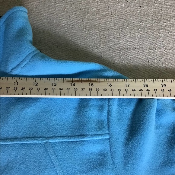 Vail Colorado Womens Fleece Jacket Full Zip Long Sleeve Zipper Pockets Blue Sz S - Picture 10 of 11